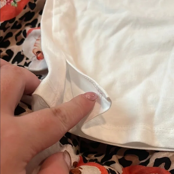 B40 NWT Zara 18 months White and Pink Inspirational T-Shirt - Picture 8 of 8